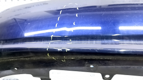 Бампер задний голый Toyota Prius 30 10-15 синий, примятости, царапины, надлом креп
