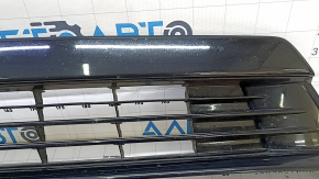Решетка переднего бампера нижняя Toyota Prius 30 13-15 рест без птф, песок, слом креп