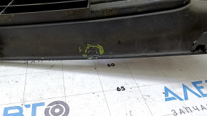 Решетка переднего бампера нижняя Toyota Prius 30 13-15 рест без птф, песок, слом креп