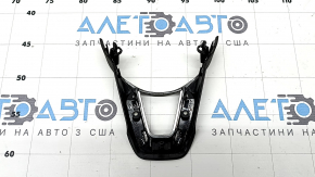 Накладка руля Mazda 6 17-21 черная с хром