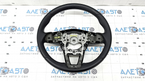 Руль голый Mazda 6 17-21 кожа черная, с задней накладкой, царапины