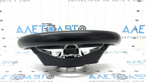 Руль голый Mazda 6 17-21 кожа черная, с задней накладкой, царапины