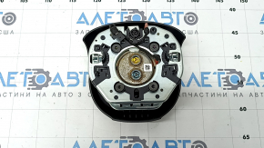 Подушка безопасности airbag в руль водительская Jeep Cherokee KL 19-23 черная, ржавый пиропатрон