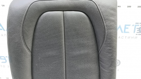 Спинка заднего ряда сидений правая BMW X1 F48 16-22 кожа черная, с перфорацией, с каркасом