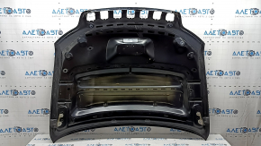 Капот голый Jeep Cherokee KL 19-23 алюминий, черный PXJ, после ремонта, вмятины, тычки, коррозия