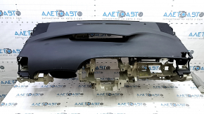 Торпедо передняя панель с AIRBAG Toyota Prius 30 10-13 черная, с бежевым каркасом, царапины
