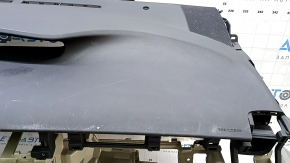 Торпедо передняя панель с AIRBAG Toyota Prius 30 10-13 черная, с бежевым каркасом, царапины