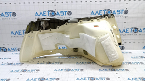 Обшивка арки левая Toyota Prius 30 10-15 серая, тип 2, под химчистку, царапины, отклеено крепление, отсутствует заглушка