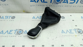 Ручка КПП VW Tiguan 18-24 кожа черная, без накладки, царапины