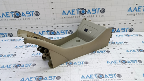 Ornamente consolă centrală Toyota Prius 30 10-15 bej, zgârieturi, necesită curățare