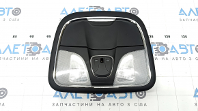 Плафон освещения передний в сборе Jeep Cherokee KL 19-22 без люка, черный