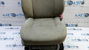 Пассажирское сидение Toyota Prius 30 12-15 без airbag, без подголовника, механическое, велюр беж, под химчистку