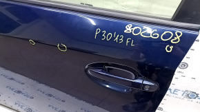 Дверь в сборе передняя левая Toyota Prius 30 10-13 синий 8S6, тычки, примята