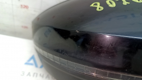 Зеркало боковое правое в сборе VW Tiguan 18-19 6+2 пинов, BSM, поворотник, подогрев, черное, царапины, сколы