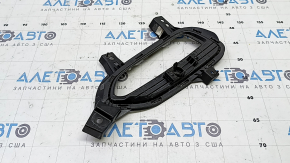 Накладка заднего бампера левая Kia Sorento 19-20 под парктроник, черный глянец
