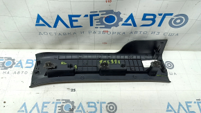 Накладка порога задняя левая Hyundai Santa FE Sport 13-18 черная