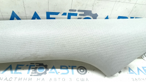 Накладка передней стойки верхняя левая Hyundai Santa FE Sport 17-18 серая, под химчистку, царапины