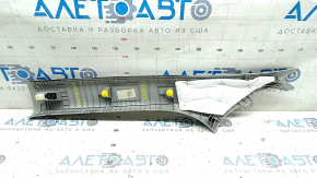 Ornamente stâlp față dreapta sus Hyundai Santa FE Sport 17-18 gri, zgârieturi, pentru curățare chimică