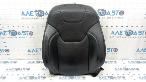 Tapițerie scaun șofer Jeep Cherokee KL 19-23 piele neagră, perforată, încălzită, piele zgâriată