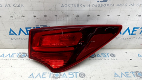 Фонарь внешний крыло правый Hyundai Santa FE Sport 17-18 рест галоген, царапины