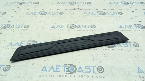 Ornamente prag față dreapta exterior Hyundai Santa FE Sport 13-18 negru, zgârieturi