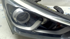Фара передняя правая Hyundai Santa FE Sport 17-18 рест usa галоген, облез лак под полировку, паутинка