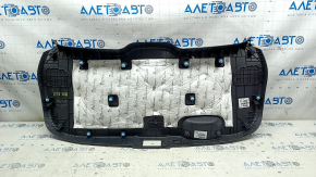 Обшивка двери багажника нижняя Hyundai Santa FE Sport 13-18 черная, царапины