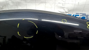Капот голый Hyundai Santa FE Sport 13-18 черный S3B, сталь, тычка, прижат, песок