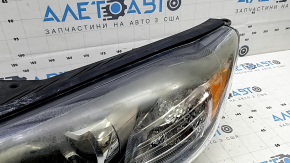 Фара передняя левая голая Kia Sorento 19-20 галоген + LED DRL, адаптив с накладкой и креплениями, под полировку