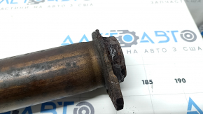 Приемная труба с катализатором Subaru Outback 15-18 ржавая