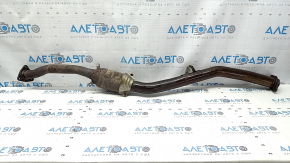 Приемная труба с катализатором Subaru Outback 15-18 ржавая