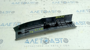 Накладка порога задняя левая Mazda 3 19-26 черная, Japan built, царапины