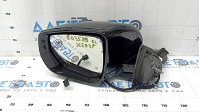 Зеркало боковое левое в сборе Jeep Grand Cherokee WL 21-26 8 пинов, поворотник, подогрев, BSM, черный, потерто
