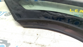 Форточка глухое стекло передняя левая Nissan Leaf 18-24 порван уплотнитель