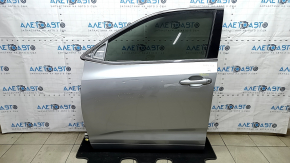 Дверь в сборе передняя левая Toyota Highlander 14-19 keyless, серебро 1J9, отсутствует фишка на подсветку, царапины