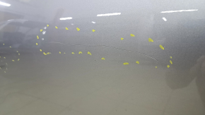 Дверь в сборе передняя левая Toyota Highlander 14-19 keyless, серебро 1J9, отсутствует фишка на подсветку, царапины