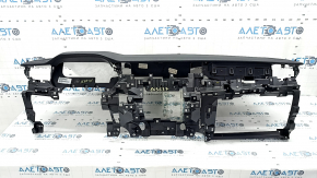 Торпедо передняя панель с AIRBAG Jeep Grand Cherokee WL 21-26 черная, 4 части