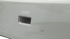 Обшивка двери багажника пластик верхняя Lexus RX300 RX330 RX350 RX400h 04-09 серая, царапины, побелел пластик