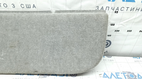 Обшивка двери багажника ткань нижняя Lexus RX300 RX330 RX350 RX400h 04-08 серая, с заглушкой, под химчистку, надломы, царапины