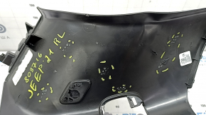 Ornament stâlp spate în spatele geamului stânga Jeep Grand Cherokee WL 21-25 partea spate, neagră, lungă