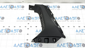Ornament stâlp spate în spatele geamului dreapta Jeep Grand Cherokee WL 21-25 parte față, negru, lung, suport rupt