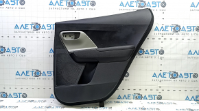 Placă ornament ușă spate dreapta Kia Niro 17-22 HEV, PHEV neagră, inserție gri, cotiera neagră, uzată 
