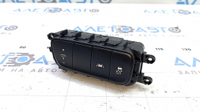 Kia Niro 17-19 HEV, PHEV Bloc butoane panou frontal negru, fără BSM, cu asistență la menținerea benzii de rulare