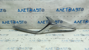 Молдинг решетки радиатора левый Mazda 3 19-26 4d хром, песок