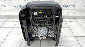Пассажирское сидение Jeep Grand Cherokee WL 21-23 с airbag, механическое, подогрев, кожа черная с перфорацией