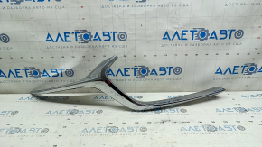 Молдинг решетки радиатора правый Mazda 3 19-26 4d хром, песок