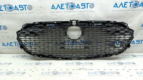 Решетка радиатора grill Mazda 3 19-26 4d матовая черная