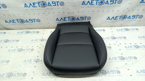 Обшивка подушки пассажирсого сиденья Mazda 3 19-22 кожа черная, без подогрева