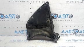 Защита переднего бампера левая Mazda 3 19-26 4d надорвана, потерта, надломы, надрывы