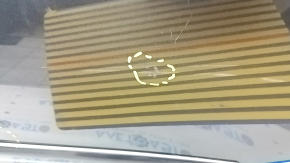 Дверь в сборе задняя левая Subaru Outback 15-19 тонировка, графит K6U, тычки, вмятины, коррозия